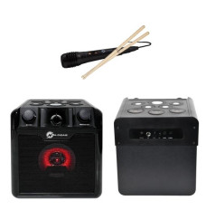 Portable Speaker N-GEAR DRUM BLOCK 420 Black Wireless Bluetooth DRUMBLOCK420