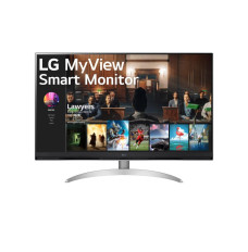 LCD Monitor LG MyView 32'' 31.5" Smart/4K Panel VA 3840x2160 16:9 5 ms Speakers Tilt Colour White 32SQ700S-W