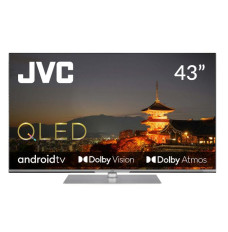 TV Set JVC 43" 4K/Smart QLED 3840x2160 Android TV LT-43VAQ830P