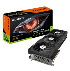 Graphics Card GIGABYTE NVIDIA GeForce RTX 4070 Ti SUPER 16 GB GDDR6X 256 bit PCIE 4.0 16x GPU 2655 MHz Triple slot Fansink 1xHDMI 3xDisplayPort GV-N407TSWF3MAXOC-16GD