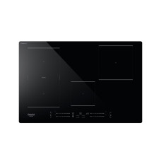 Hotpoint HS 1377C CPNE Black Built-in 77 cm Zone induction hob 4 zone(s)