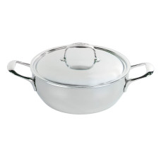 Deep frying pan with 2 handles DEMEYERE Atlantis 7 24 cm