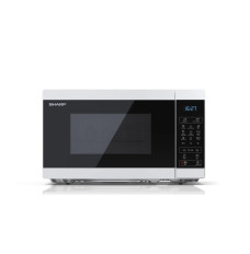 Sharp YC-MG02E-W microwave Countertop 20 L 800 W Blue, White