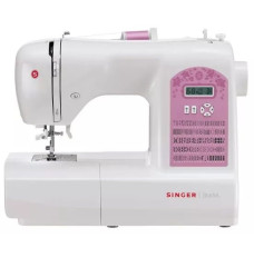 Singer 6699 sewing machine, electronic, white, pink
