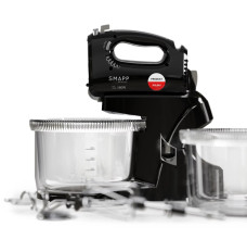 SMAPP Hand Mixer with 2 bowls Black