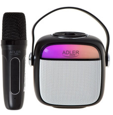 Adler AD 1199 black Karaoke speaker with microphone - SD/USB/AUX/Bluetooth