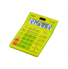 CASIO GR-12C-GN OFFICE CALCULATOR LIME GREEN, 12-DIGIT DISPLAY