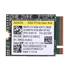 ADATA SM2P41C3-512GC2 internal solid state drive M.2 256 GB PCI Express 4.0 NVMe After the tests