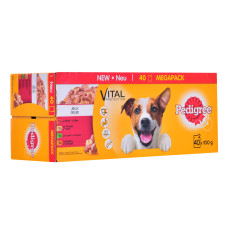 PEDIGREE Adult mix of flavors - Wet food for dogs - 40x100g