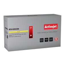 Activejet ATH-6002AN toner for HP printer; HP 124A Q6002A, Canon CRG-707Y replacement, Premium; 2000 pages; yellow