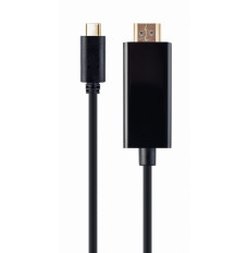 Gembird A-CM-HDMIM-02 USB-C to HDMI-male adapter, 4K 60Hz, 2m, black