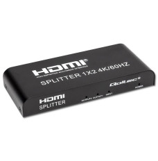 Qoltec 51797 Active HDMI Splitter 2 x HDMI 4K x 2K | 6Gb/s | 60Hz