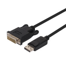 UNITEK Y-5118BA video cable adapter 1.8 m DisplayPort DVI Black