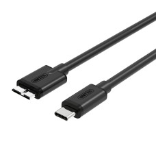 UNITEK Y-C475BK USB cable 1 m USB 3.2 Gen 1 (3.1 Gen 1) USB C Micro-USB B Black