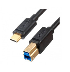 Unitek C14096BK USB-C to USB-B 3.0 Printer Cable, 2m