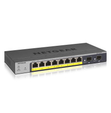 Netgear GS110TP Managed L2/L3/L4 Gigabit Ethernet (10/100/1000) Power over Ethernet (PoE) Grey