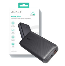 AUKEY PB-N74S Power Bank 20000mAh 22.5W QC 3.0 PD 3.0 5xUSB SCP LCD Black