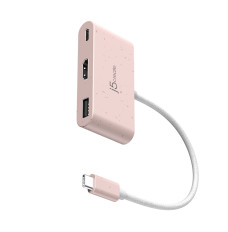 j5create JCA379ER - USB-C® to HDMI™ & USB™ Type-A with Power Delivery