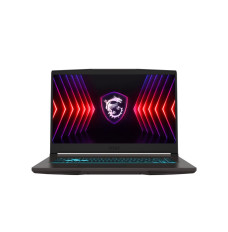 MSI Thin 15 B12UC-1621XPL Intel® Core™ i5 i5-12450H Laptop 39.6 cm (15.6") Full HD 16 GB DDR4-SDRAM 512 GB SSD NVIDIA GeForce RTX 3050 Wi-Fi 6E (802.11ax) NoOS Black