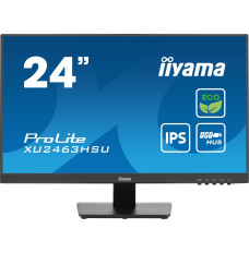 iiyama ProLite XU2463HSU-B1 computer monitor 60.5 cm (23.8") 1920 x 1080 pixels Full HD LED Black