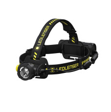 Headlamp Ledlenser H7R WORK, black and yellow