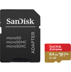 SanDisk Extreme 64 GB MicroSDXC UHS-I Class 10