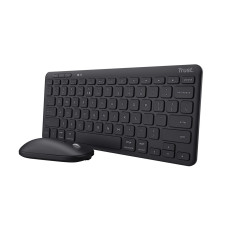Trust Lyra keyboard Mouse included RF Wireless + Bluetooth QWERTY English Black