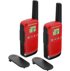Motorola TALKABOUT T42 two-way radio 16 channels Black,Red