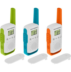Motorola T42 two-way radio 16 channels Blue, Green, Orange, White