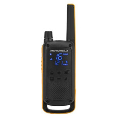 Motorola T82 Twin Pack two-way radio 16 channels Black,Orange