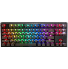 Ducky One 3 Aura Black TKL Gaming Keyboard, RGB LED - MX-Silent-Red (US)